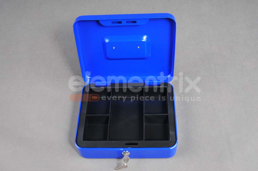 Trezor, prenosná pokladňa 250 modrá