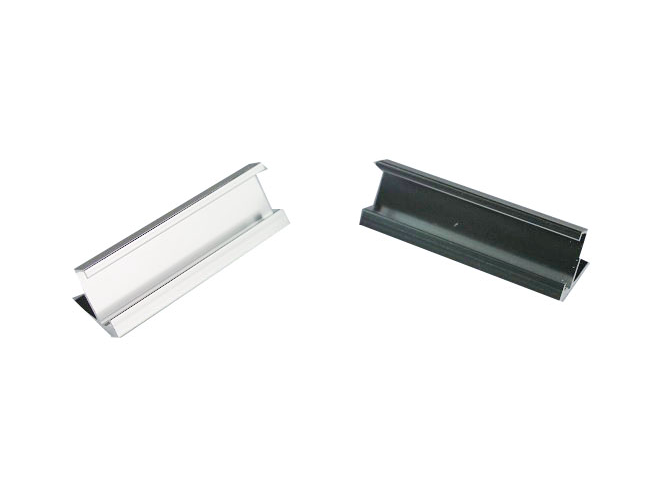 Hliníkový stojan na cenovky 50 × 15 mm, strieborný ELEMENTRIX
