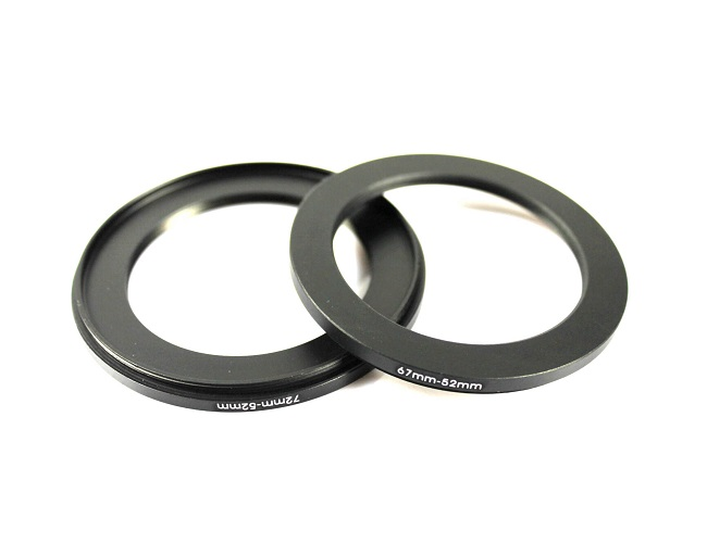 Redukčný krúžok na objektív 52–49 mm (step-down)