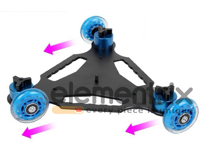 DOLLY SKATER, vozík na pojazd s kamerou DSLR, 3 osi