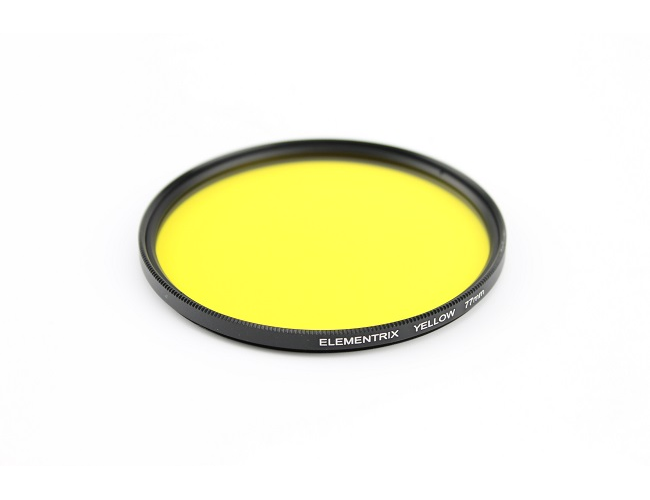 Elementrix Plný filter žltý 77 mm