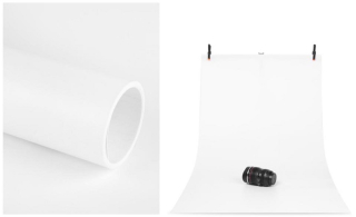 Fotopozadie biele PVC 100x200 matné