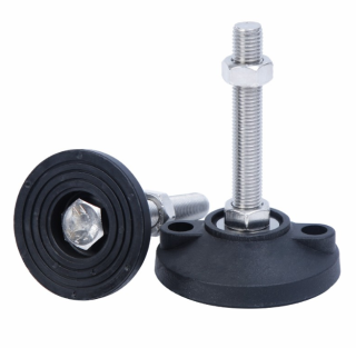 M20X100 125mm Stavěcí nohy plast pevná