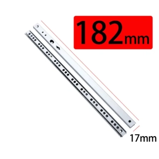 Šuplíkový pojazd 182mm výsuv do drážky 17mm