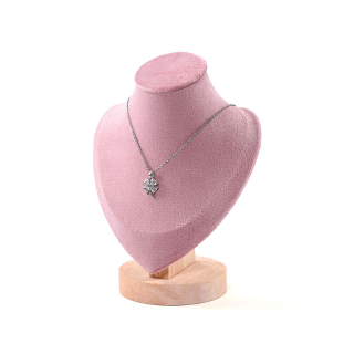 Stojanček, dekolt na šperky výška 17cm růžová
