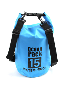 Ocean Pack, vodotesný vak 15L modrý