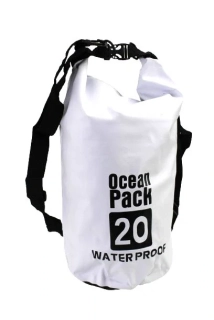 Ocean Pack, vodotesný vak 20L bílá