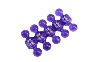 Magnetické figúrky neodymové magnety fialová, 10 ks, 11x17mm