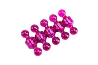 Magnetické figúrky neodymové magnety růžová, 10 ks, 11x17mm