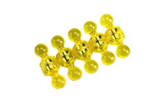 Magnetické figúrky neodymové magnety žlutá, 10 ks, 11x17mm