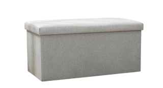 Taburet 76x38x38 svetlo šedá