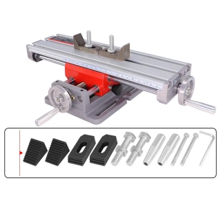 Krížový pracovný stôl 310x90mm červený hliník