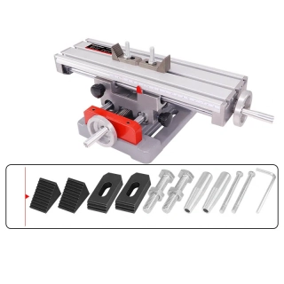 Krížový pracovný stôl 350X100mm červený hliník
