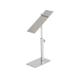 Stojanček na obuv nastaviteľný, výška 250mm strieborný