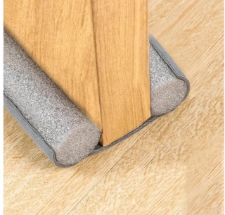 Obojstranná tesniaca lišta pod dvere – šedá