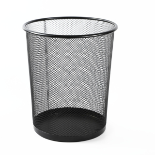 Odpadkový kôš drôtený – kovový, 19 l, čierny