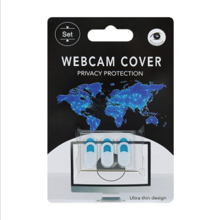 3x Kryt webkamery mobilu alebo notebooku 18mm biely