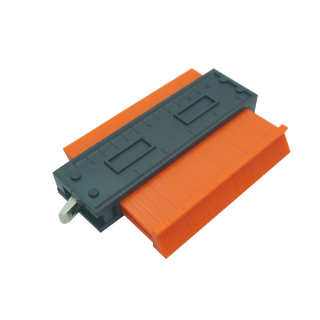 Profilový merač tvarov so zámkom - 125mm oranžový