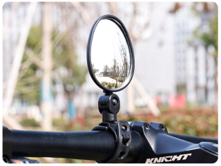 Cyklistické spätné zrkadlo na riadidlá (1 ks, čierne)