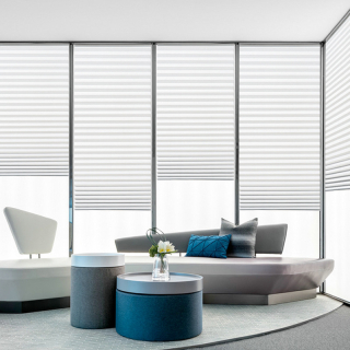 Plisé samolepiaca roleta, žalúzie na okno – biela 60 × 180 cm
