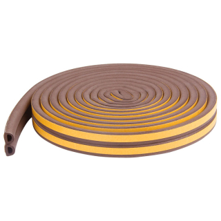 Samolepiace tesnenie do okien a dverí 9x7,5mm x 6m – hnedé
