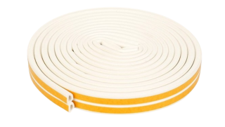 Samolepiace tesnenie do okien a dverí 9x7,5mm x 6m – biele