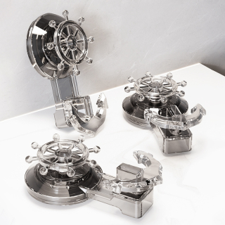 Háčik so silnou prísavkou – transparentný sivý