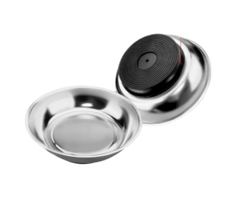 Magnetická miska na skrutky – nerezová (Ø 100 mm)