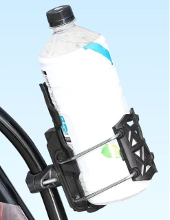 Automatický držiak fľaše na bicykel / elektrobicykel / motocykel - čierny