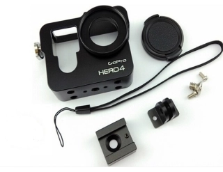 GoPro hero 3 + / 4 housing, case, hliník ELEMENTRIX