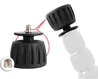 Oporná pätka statívovej nohy 1/4″ s redukciou na 3/8″