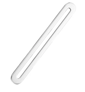 Nerezová plochá spojka 90 × 19 mm ELEMENTRIX