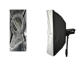 Strip softbox 22 × 90 cm, otočný, Bowens, rýchloskladací ELEMENTRIX