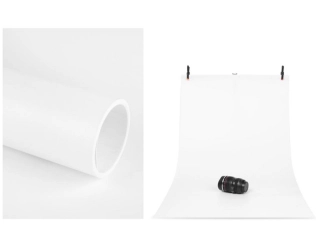 Fotopozadie biele PVC 100 × 200 matné