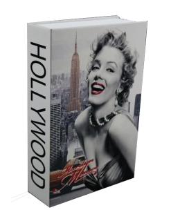 Trezor v tvare knihy Merilyn Monroe, 240 × 160 × 60 mm