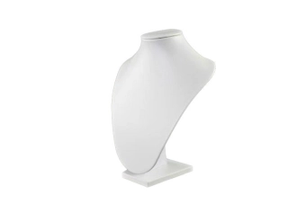 Dekolt na šperky, výška 26 cm, slonovinovo biely