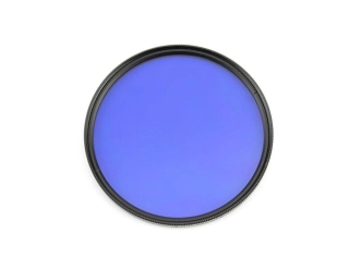 Plný farebný filter Green L 67 mm, farba modrá