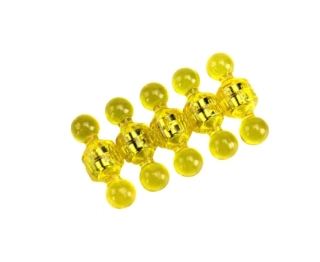 Magnetické figúrky s neodymovými magnetmi 11 × 17 mm, 10 ks, farba žltá