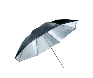 Strieborný odrazový fotografický dáždnik 102 cm ELEMENTRIX