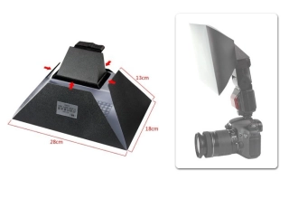 Difuzér pre systémový blesk 280 × 180 mm