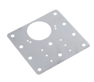 Nerezová opravná platňa na nábytkové pánty 90 × 90 mm ELEMENTRIX