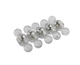 Magnetické figúrky s neodymovými magnetmi 11 × 17 mm, 10 ks, farba biela