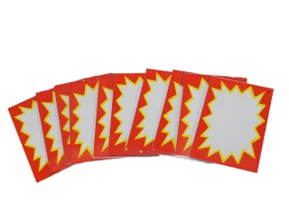 Prepisovateľné cenovkové karty 165 × 115 mm, 10 ks ELEMENTRIX