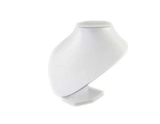 Dekolt na šperky 18 cm biely slonová kosť ELEMENTRIX
