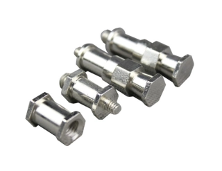 Oceľové čapy pre Super Clamp so závitmi 1/4″ a 3/8″, 4 ks
