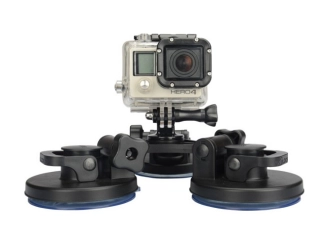 3 Head prísavný držiak pre GoPro
