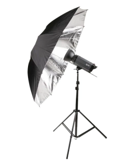 Fotografický odrazový dáždnik 153 cm, strieborný ELEMENTRIX
