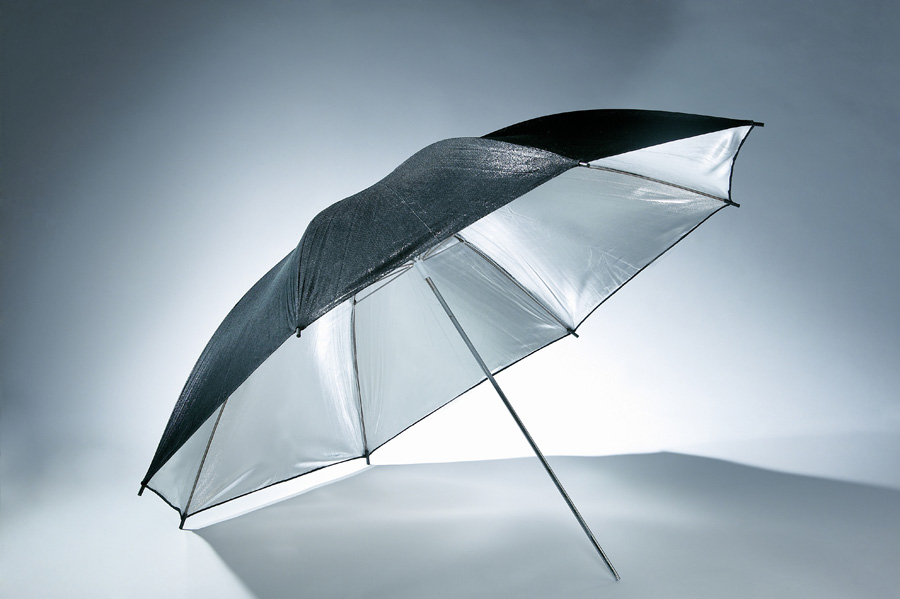 Štúdiová Difúzna dáždnik, fotografický dáždnik 102cm strieborný
